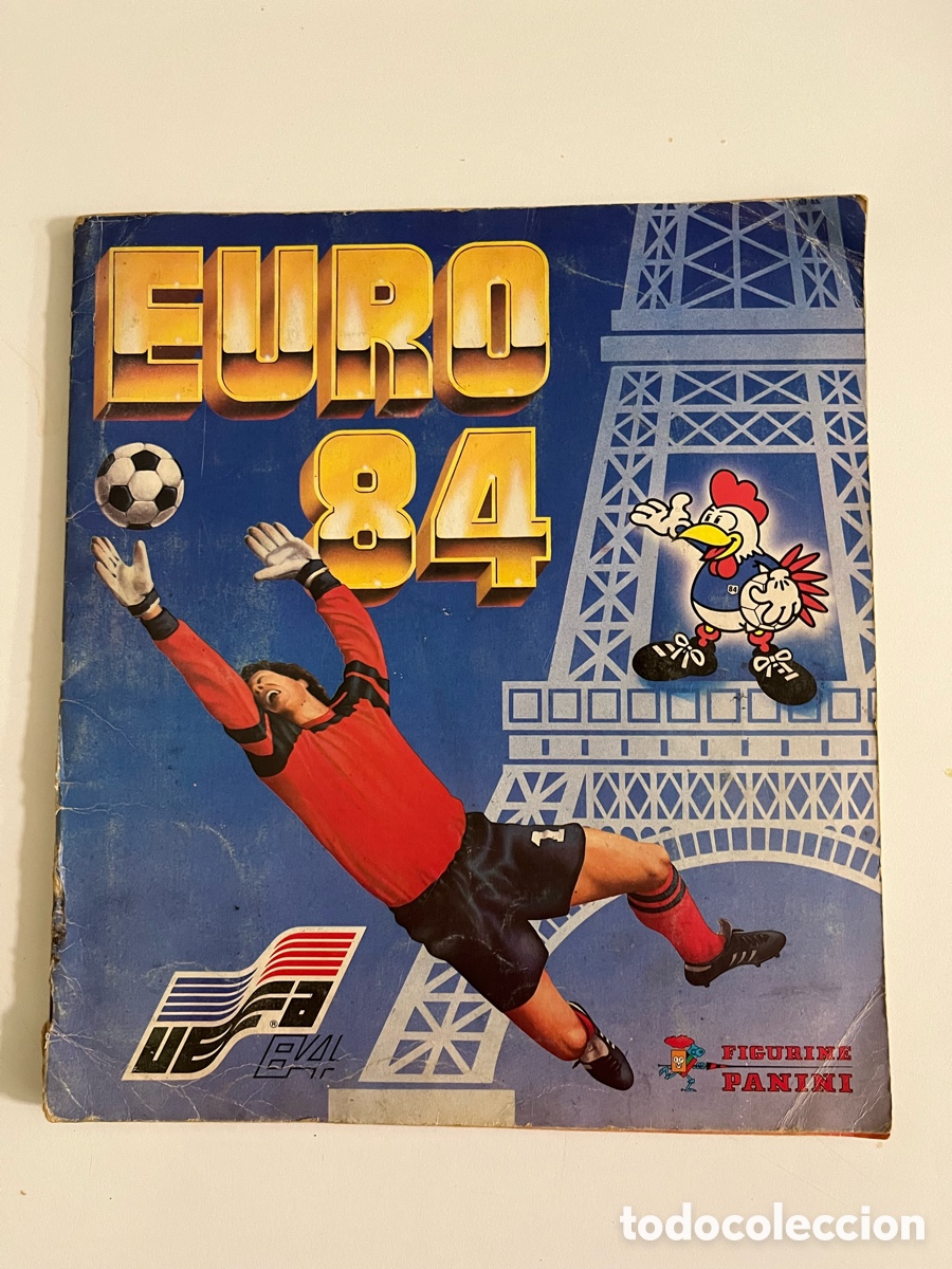 Coleccionismo deportivo: Album 88% completado Euro 84-Eurocopa-1984-Panini.