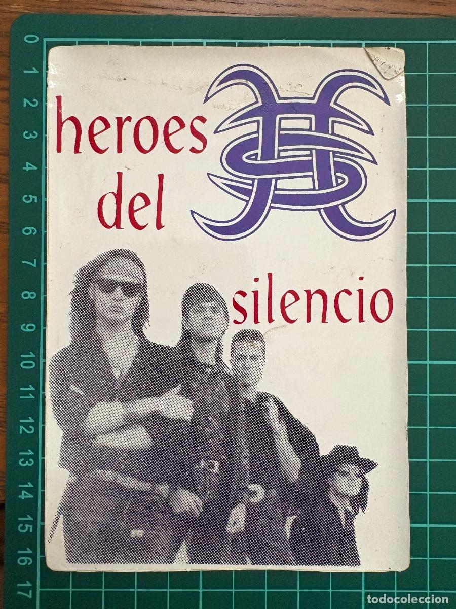 Coleccionismo deportivo: B2. (7) PEGATINA H&Eacute;ROES DEL SILENCIO M&Uacute;SICA