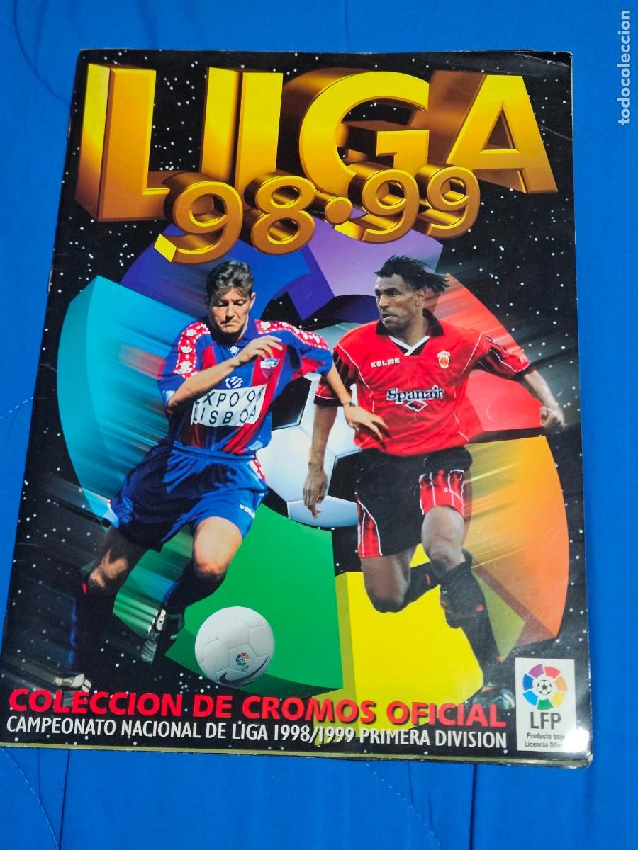 Coleccionismo deportivo: ALBUM CROMOS LIGA 1998 1999 COLECCIONES ESTE (98 99 ) INCOMPLETO - POCOS CROMOS