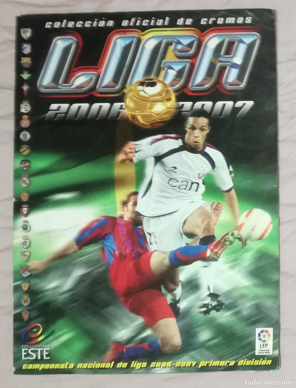 Coleccionismo deportivo: Album de futbol Liga 2006-07, ESTE - Con 191 cromos (17 dobles, 3 fichajes); con error SHUSTER