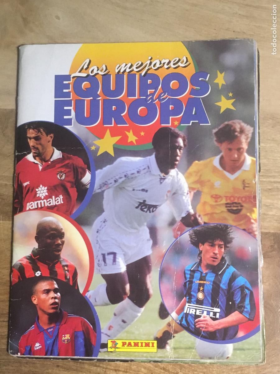 Colecionismo desportivo: los mejores equipos de europa panini album cromos incompleto henry rookie monaco