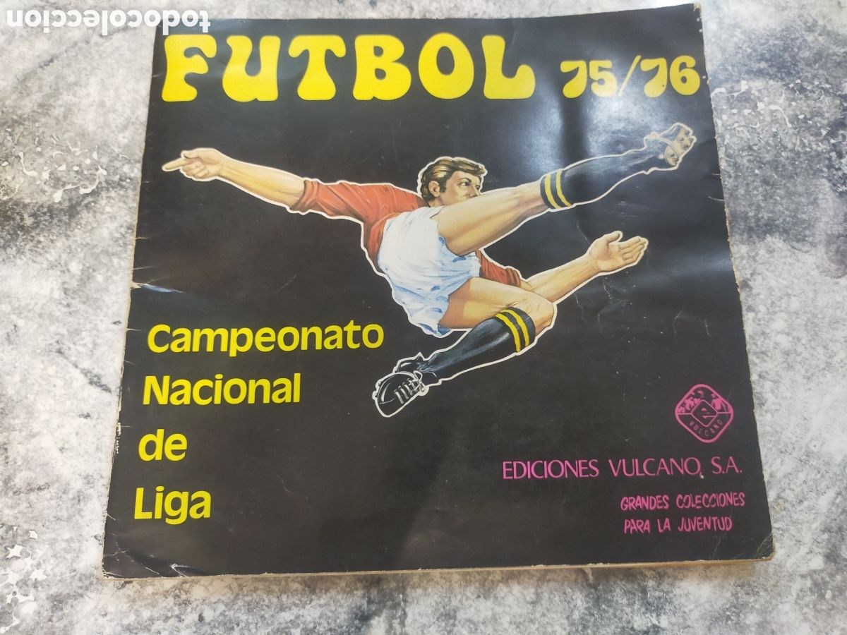 Sammelleidenschaft Sport: Album Futbol 75/ 76 Campeonato Nacional de Liga, ediciones Vulcano