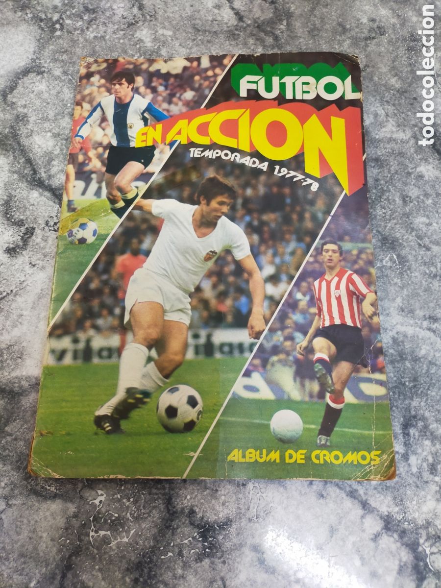 Sammelleidenschaft Sport: Album Futbol en Acci&oacute;n temporada 1977/78 PACOSA