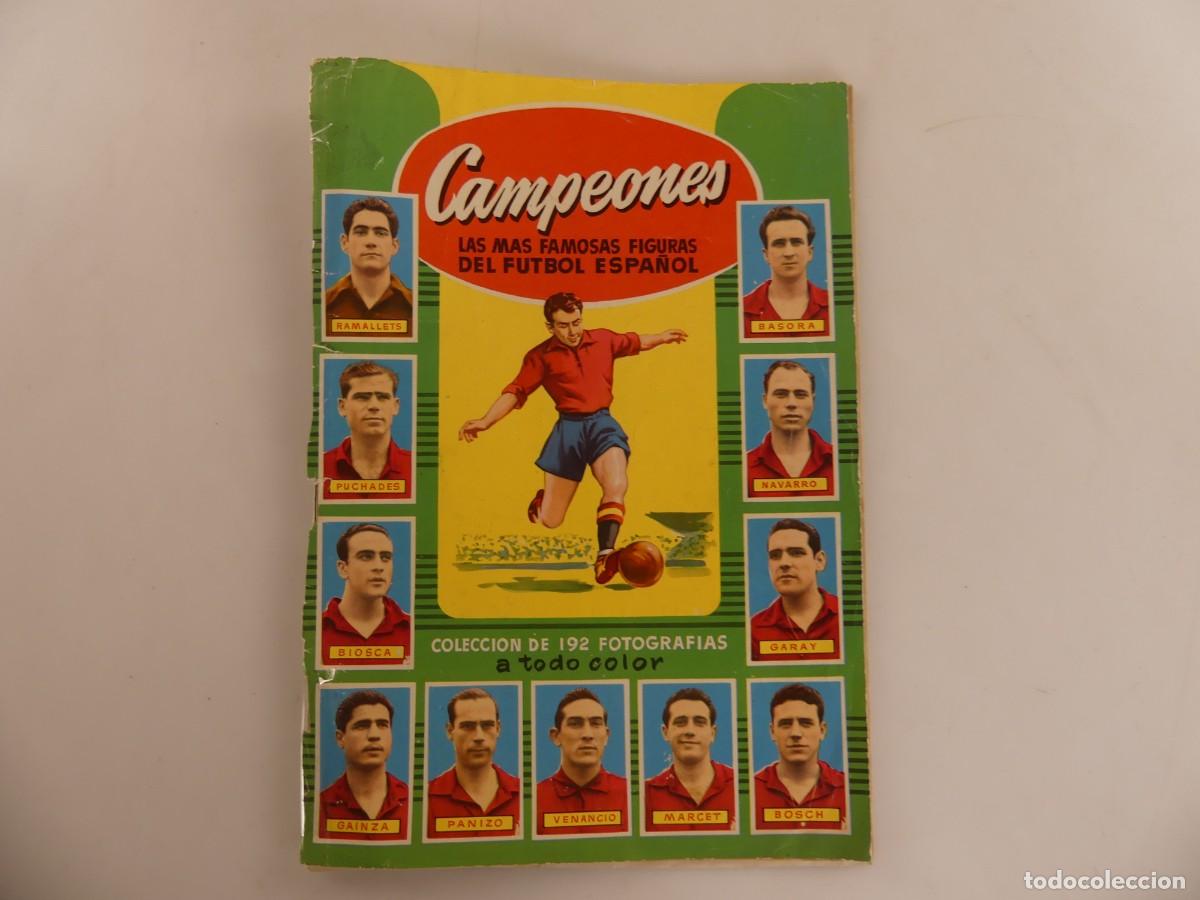Sammelleidenschaft Sport: ALBUM DE CROMOS INCOMPLETO - CAMPEONES
