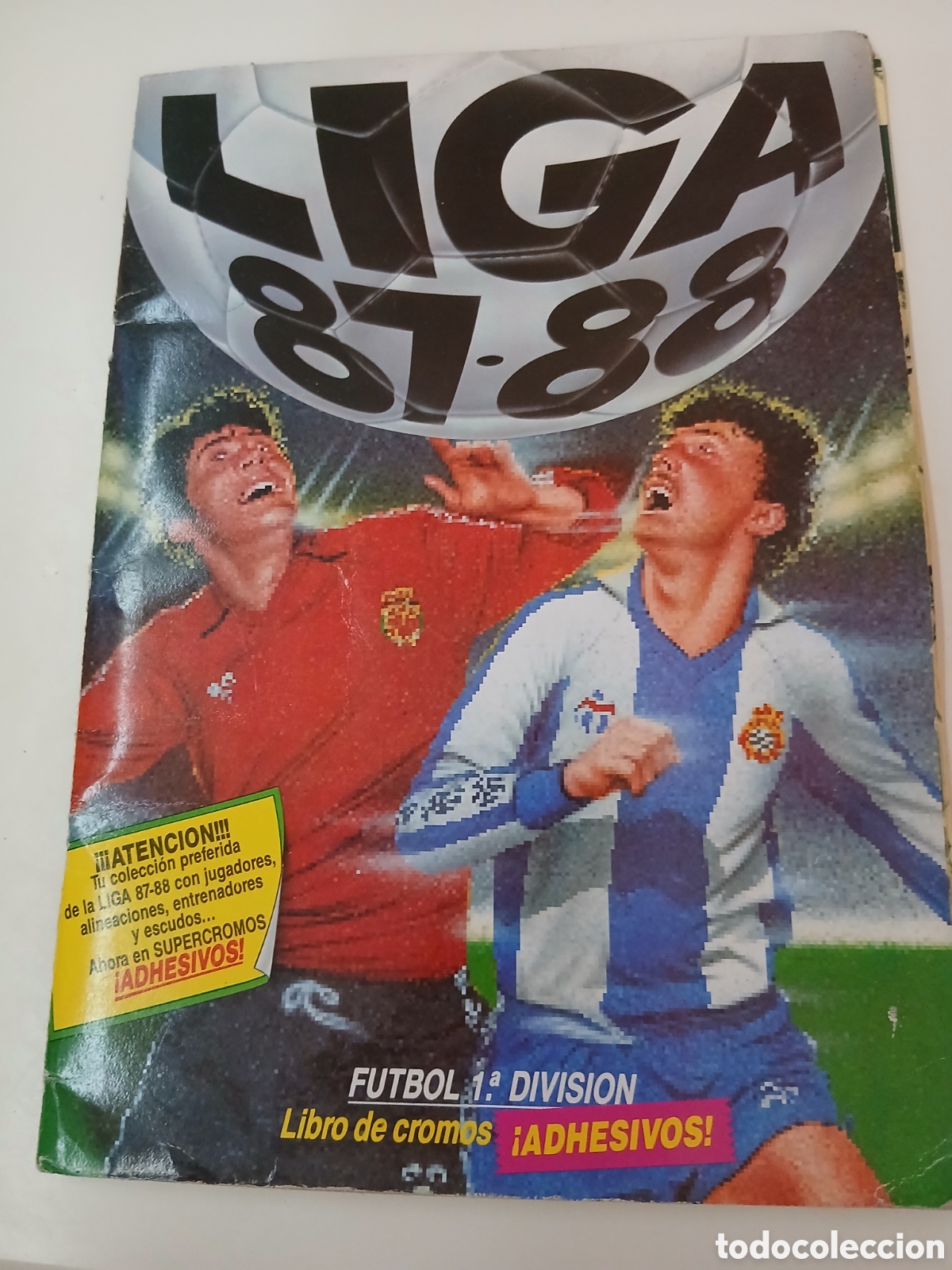 Sports collectibles: ALBUM DE CROMOS LIGA 87/88 incompleto