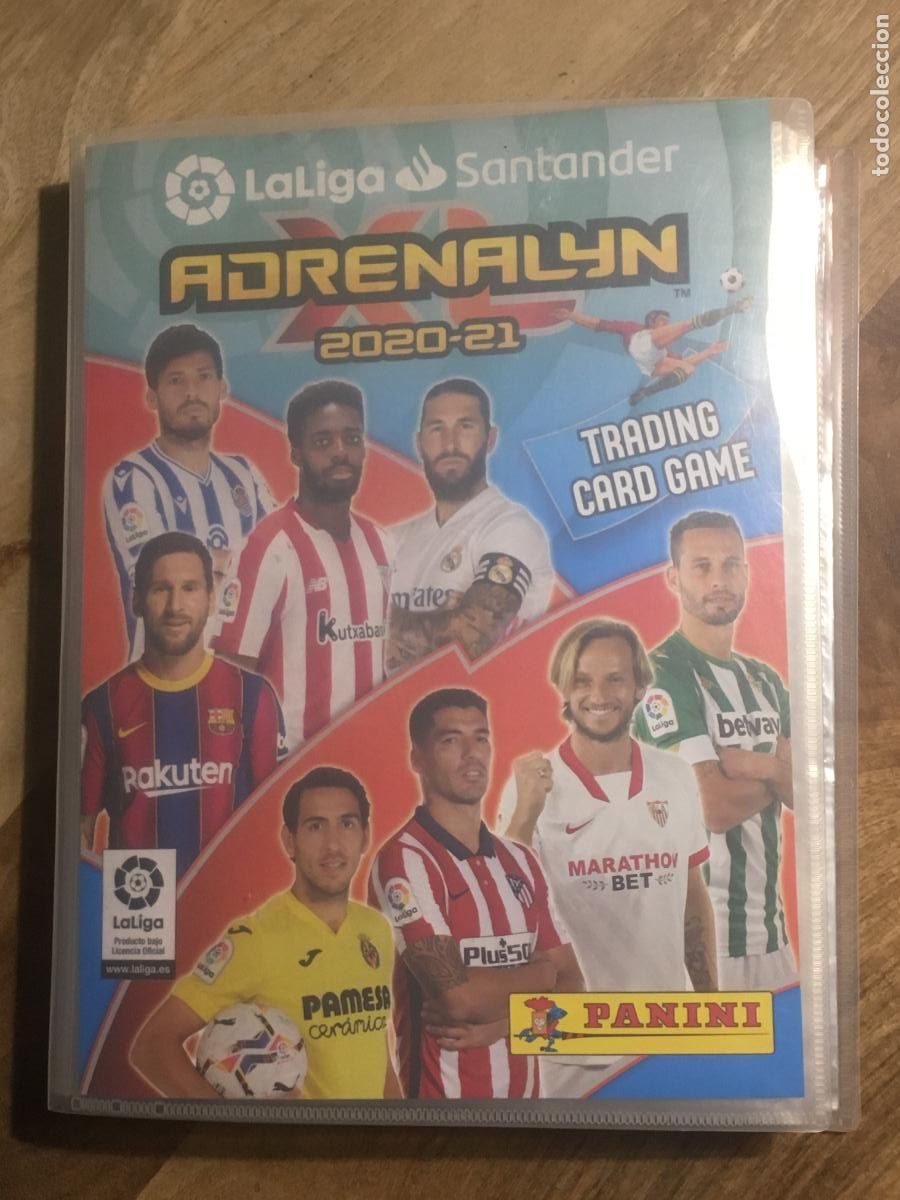 Collezionismo sportivo: adrenalyn 2020 2021 20 21 album de cromos incompleto con 562 cromos