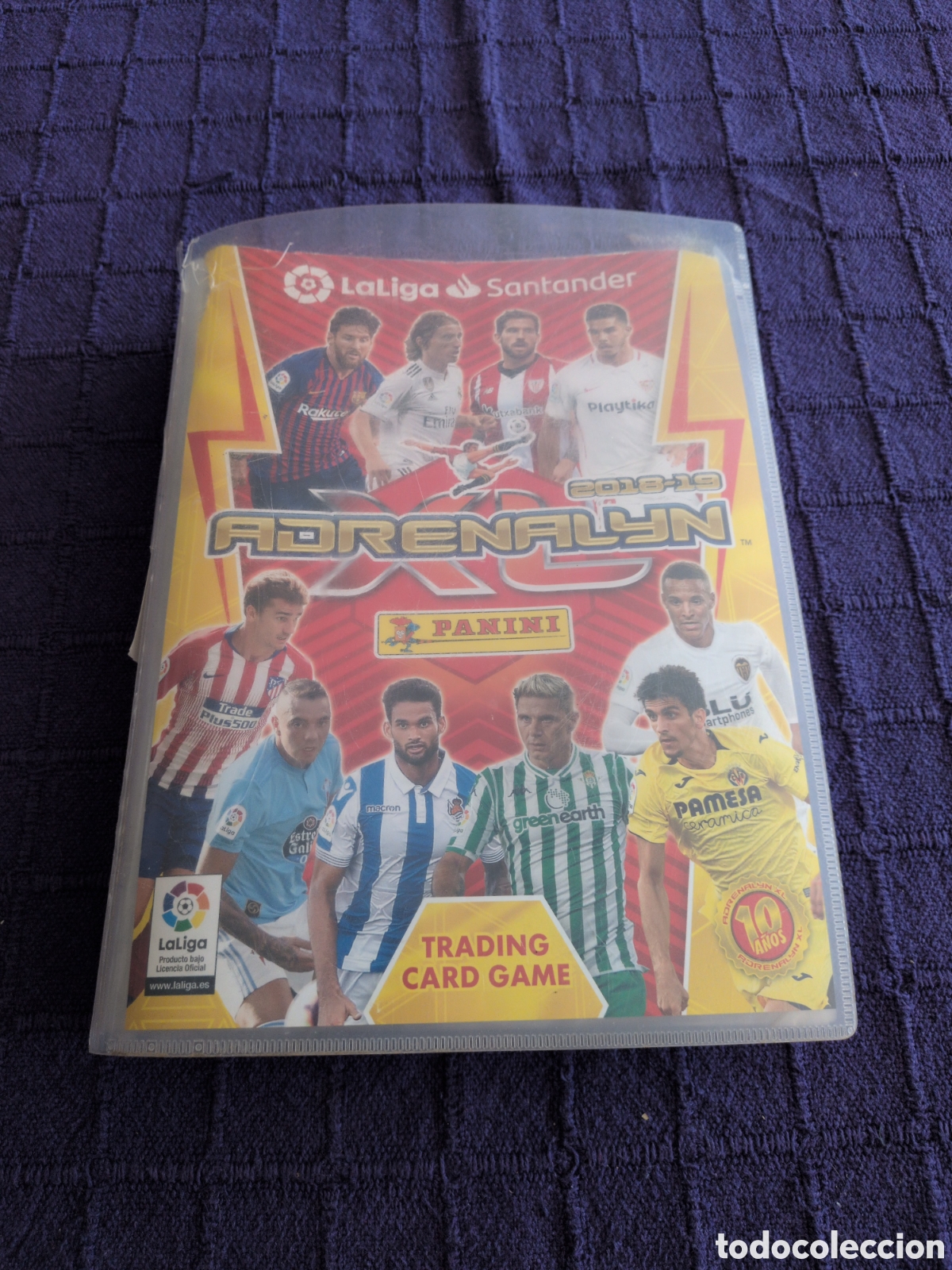 Collezionismo sportivo: Album de cromos Adrenalyn 2018 2019 con 416 cromos. Casi completo. Panini