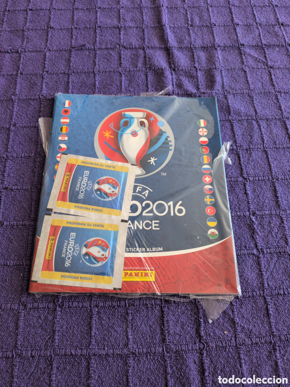 Collezionismo sportivo: &Aacute;LBUM PLANCHA EURO 2016 +2 SOBRES. NUEVO PRECINTADO