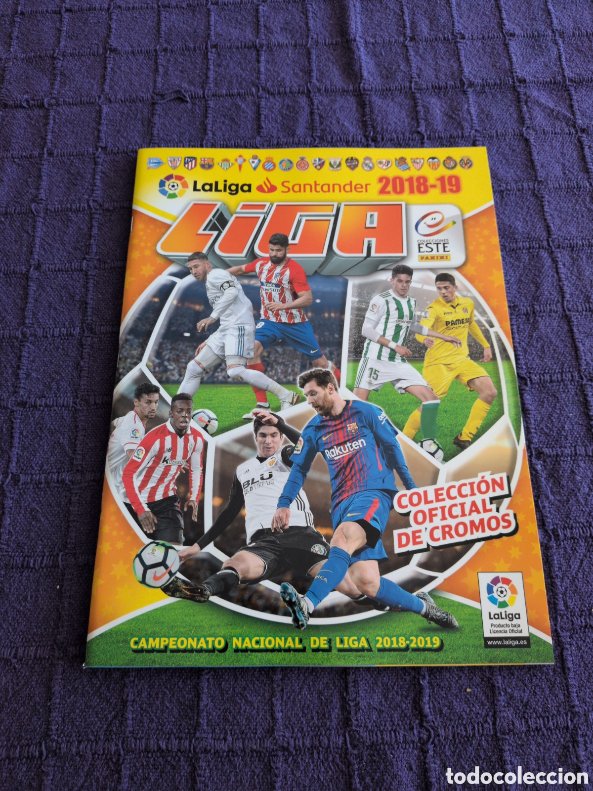 Collezionismo sportivo: &aacute;lbum nuevo plancha vac&iacute;o cromos liga este 2018 - 2019 18 - 19. Con precio de 5 &euro;.