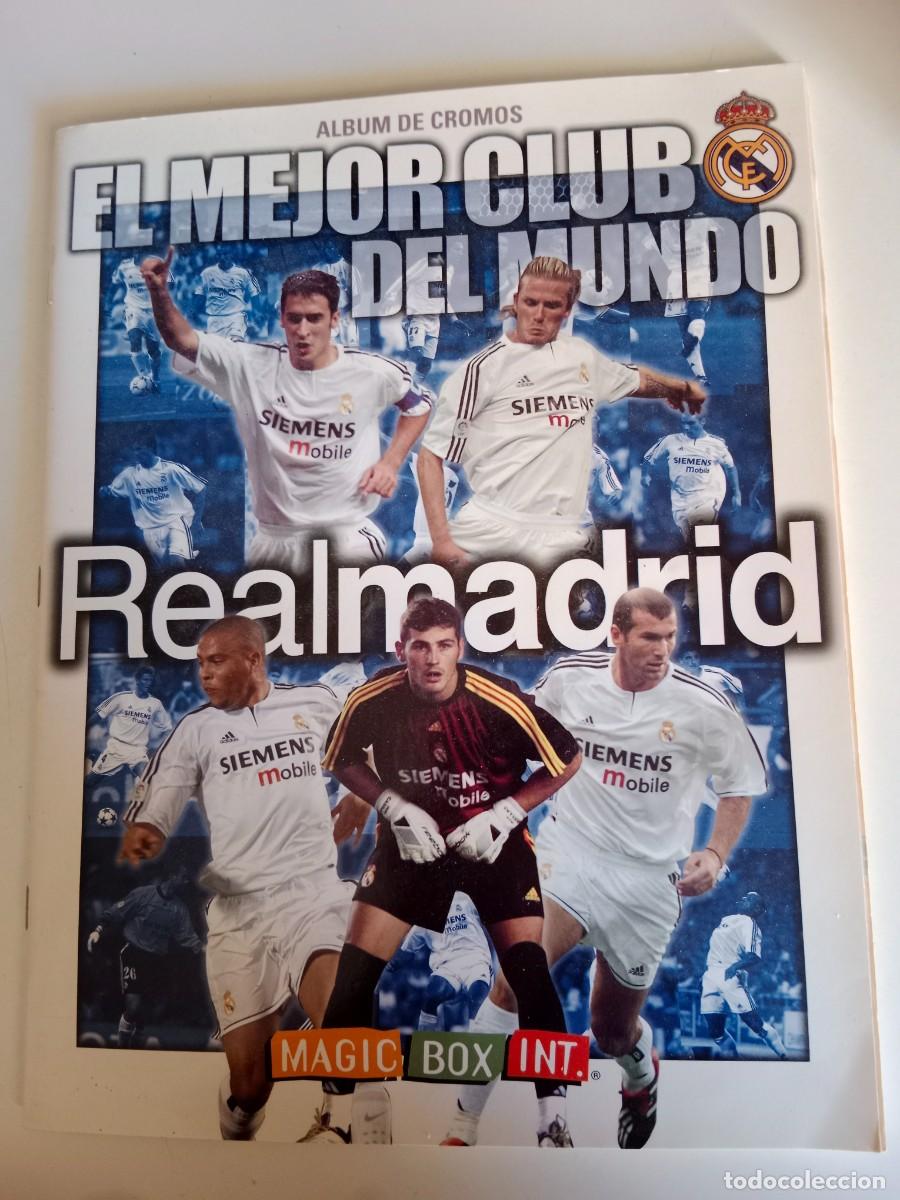 Coleccionismo deportivo: ALBUM CROMOS EL MEJOR CLUB DEL MUNDO. REAL MADRID. MAGIC BOX INT.