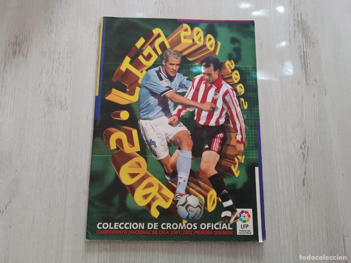 Coleccionismo deportivo: &Aacute;LBUM INCOMPLETO LIGA ESTE 01 02 2001 2002