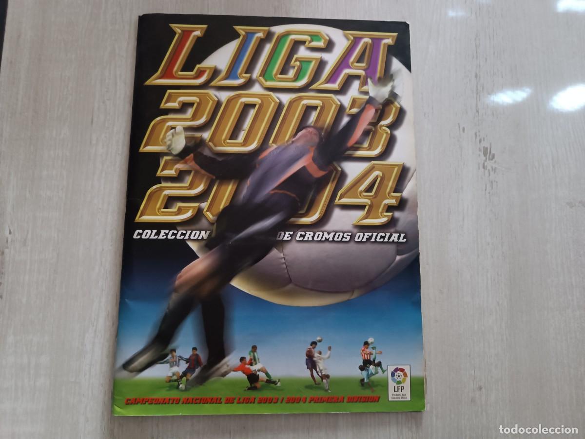 Coleccionismo deportivo: &Aacute;LBUM CASI COMPLETO LIGA ESTE 03 04 2003 2004