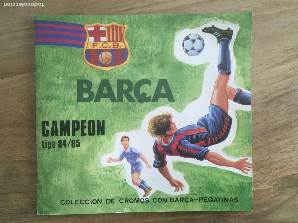 Coleccionismo deportivo: barc&ccedil;a campeon liga 84 85 album cromos incompleto perfecto estado como nuevo