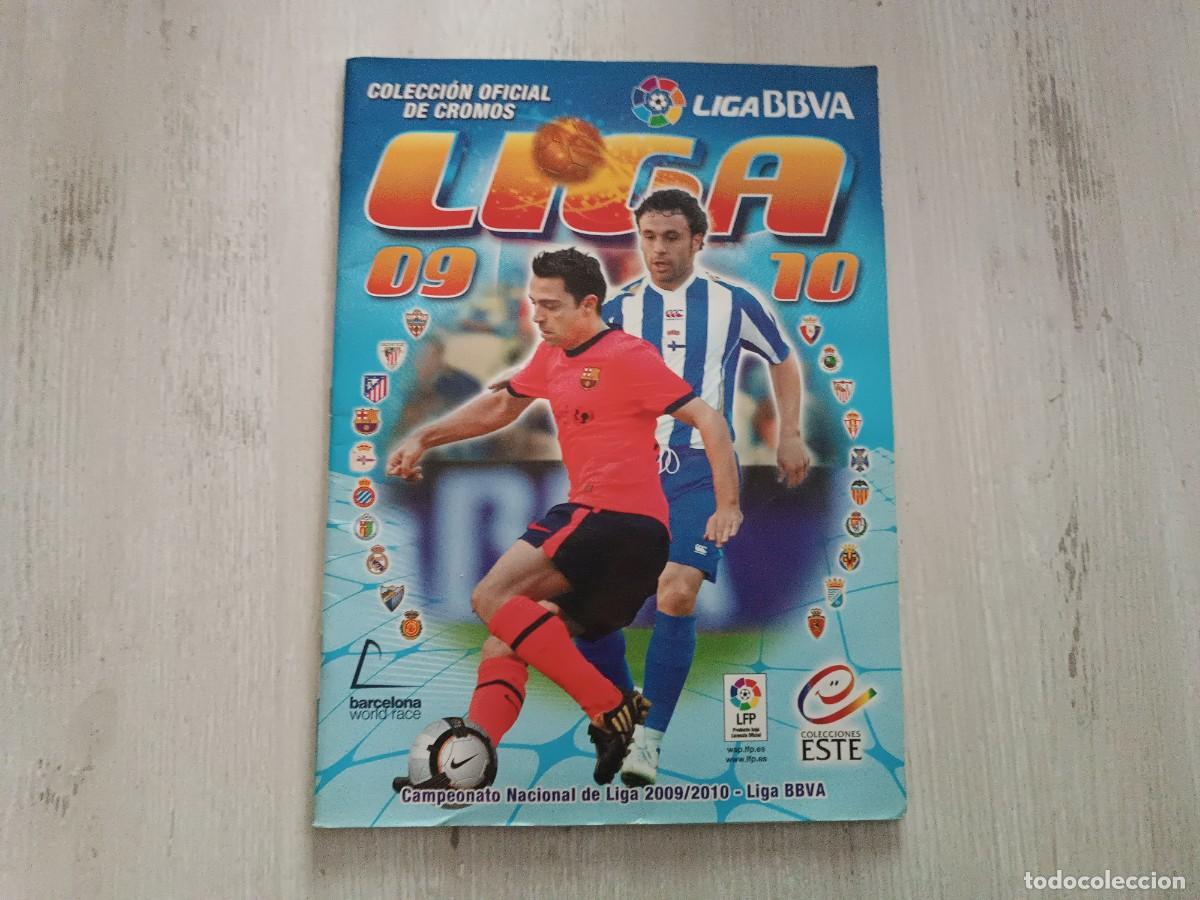 Coleccionismo deportivo: &Aacute;LBUM CASI COMPLETO LIGA ESTE 09 10 2009 2010. MESSI.
