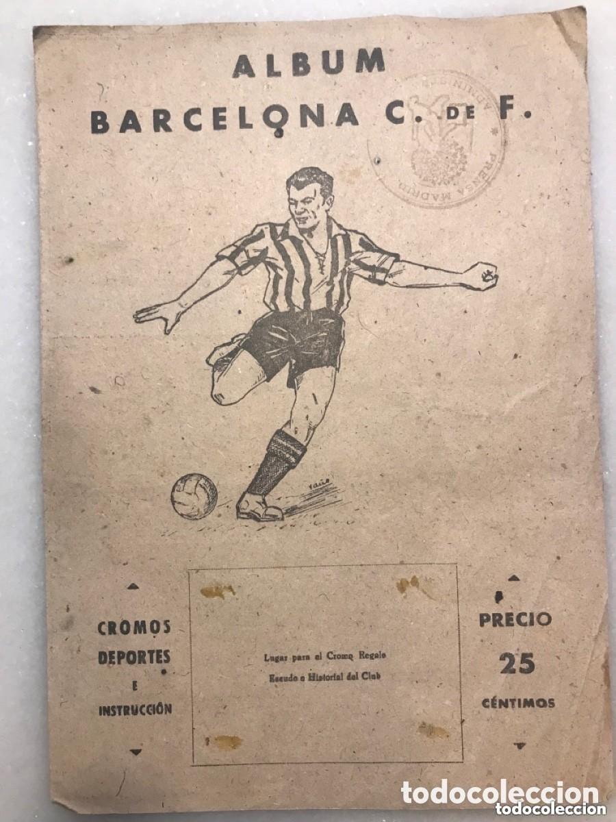 Coleccionismo deportivo: &Aacute;lbum Barcelona CF cromos deportes e instrucci&oacute;n. Valenciana 1941