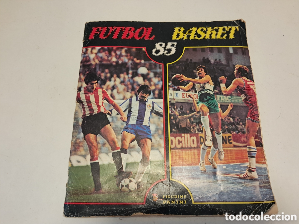 Coleccionismo deportivo: PANINI ALBUM FUTBOL BASKET 85 INCOMPLETO.FALTAN 101 DE 443 CROMOS.