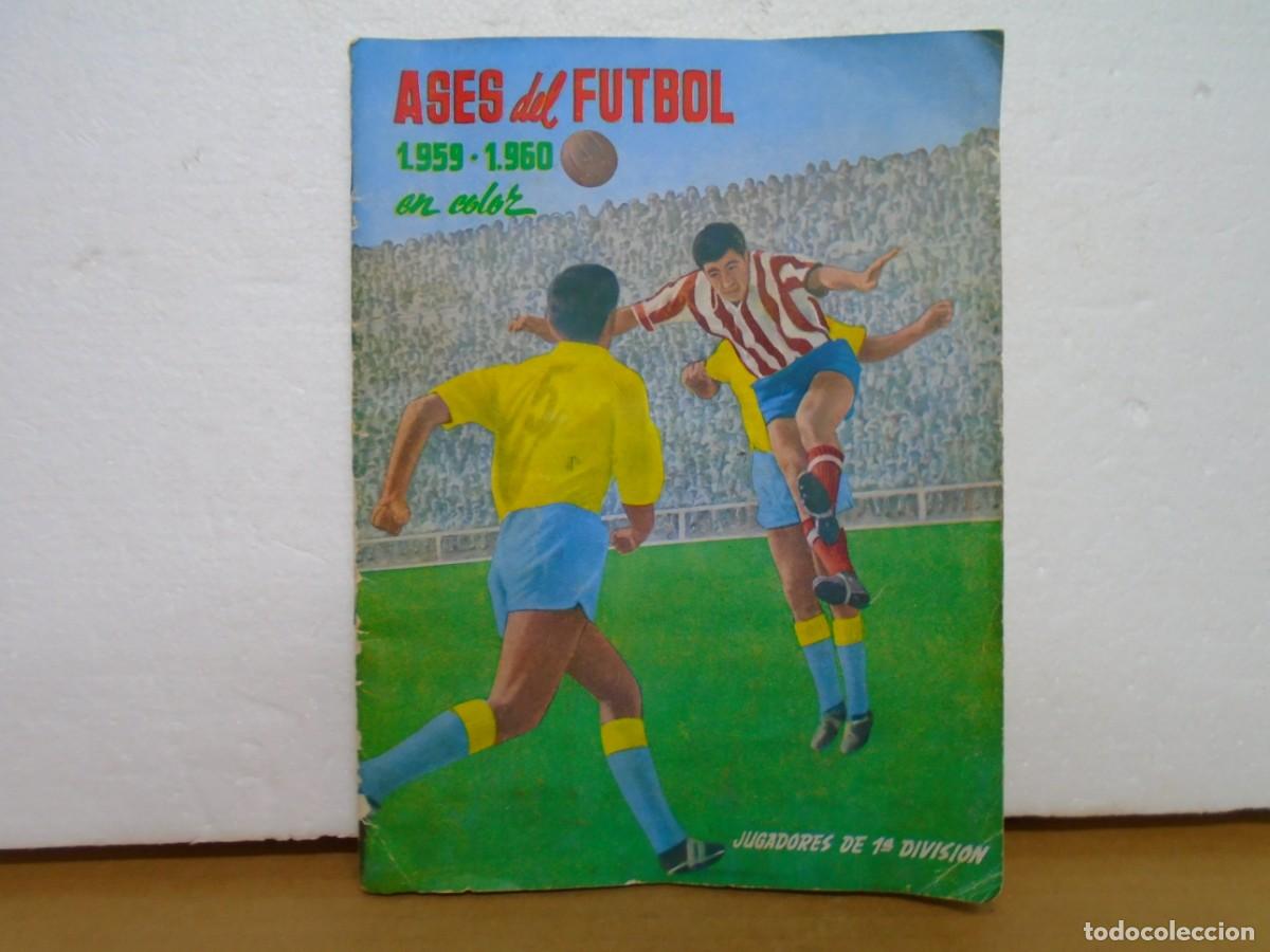 Coleccionismo deportivo: ALBUM&rdquo;ASES DEL FUTBOL&rdquo; 1959-1960.EDICIONES FERCA.DIFICIL Y CASI COMPLETO.
