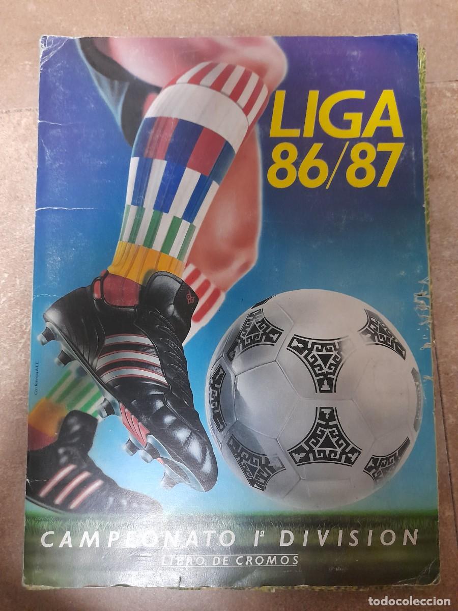 Coleccionismo deportivo: &Aacute;LBUM DE CROMOS LIGA ESTE 1986 1987 86 87