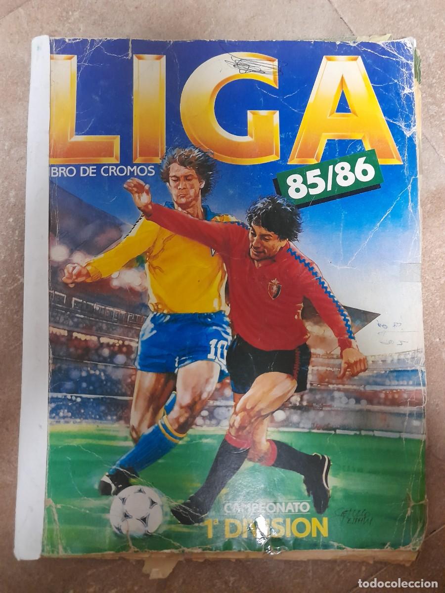Coleccionismo deportivo: &Aacute;LBUM DE CROMOS LIGA ESTE 1985 1986 85 86