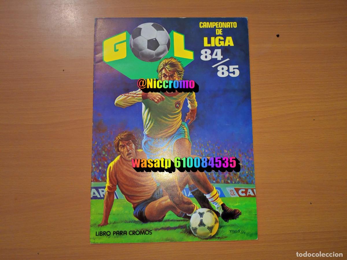 Coleccionismo deportivo: album vacio plancha gol 84 85 liga ediciones maga 1984 1985 muy buen estado niccromo