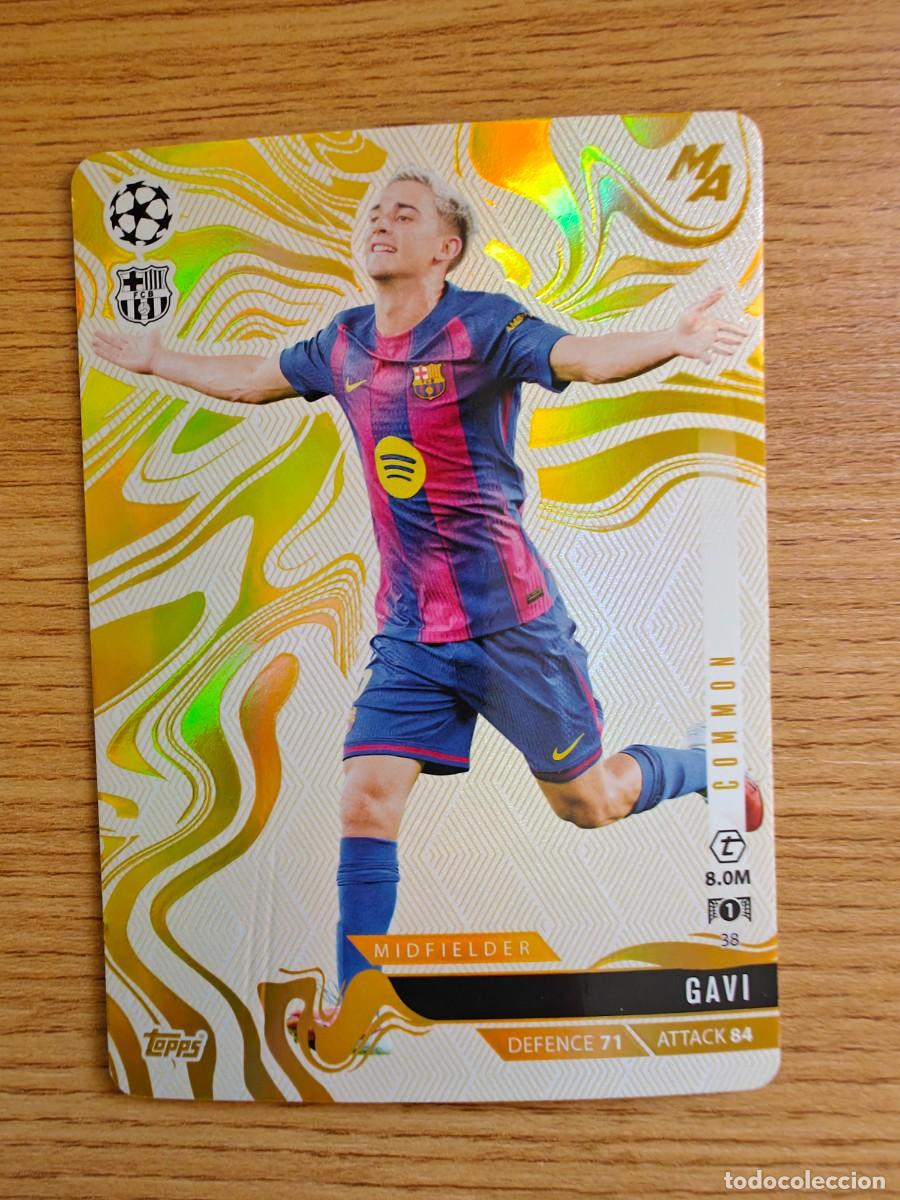 Coleccionismo deportivo: Gavi 38 Match Attax Madness 25 26 Barcelona Champions 2025 2026