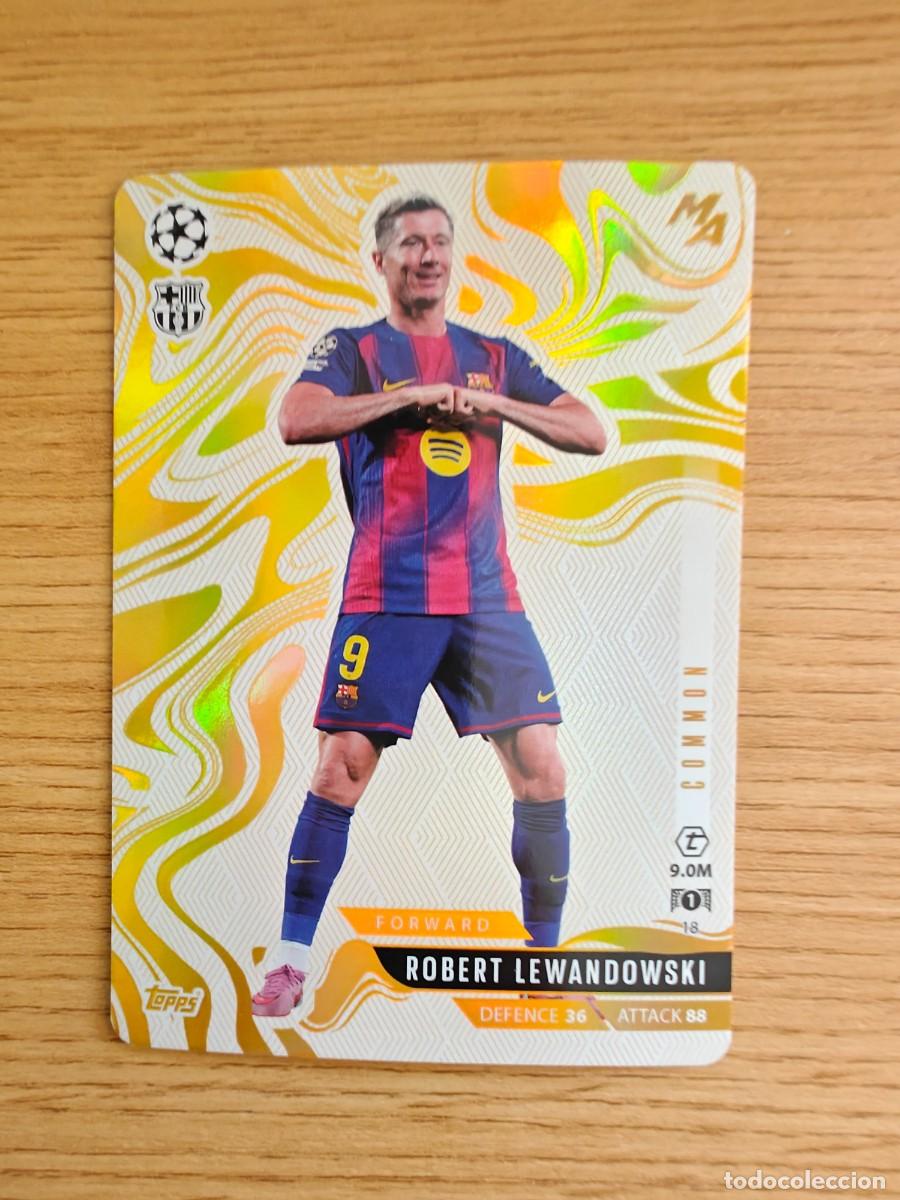 Coleccionismo deportivo: Lewandowski 15 Match Attax Madness 25 26 Barcelona Champions 2025 2026