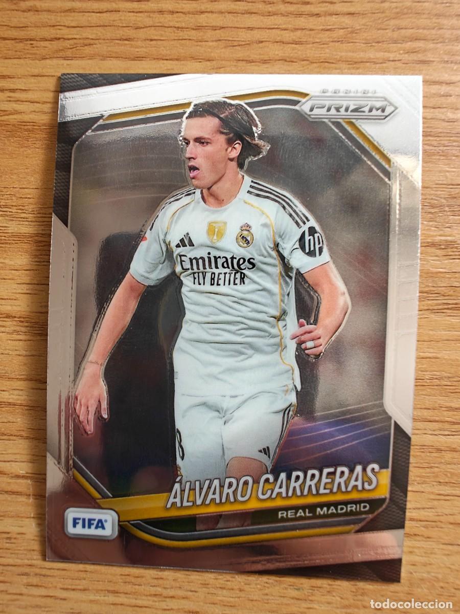 Coleccionismo deportivo: Alvaro Carreras 189 Panini Prizm FIFA 25 26 Real Madrid 2025 2026