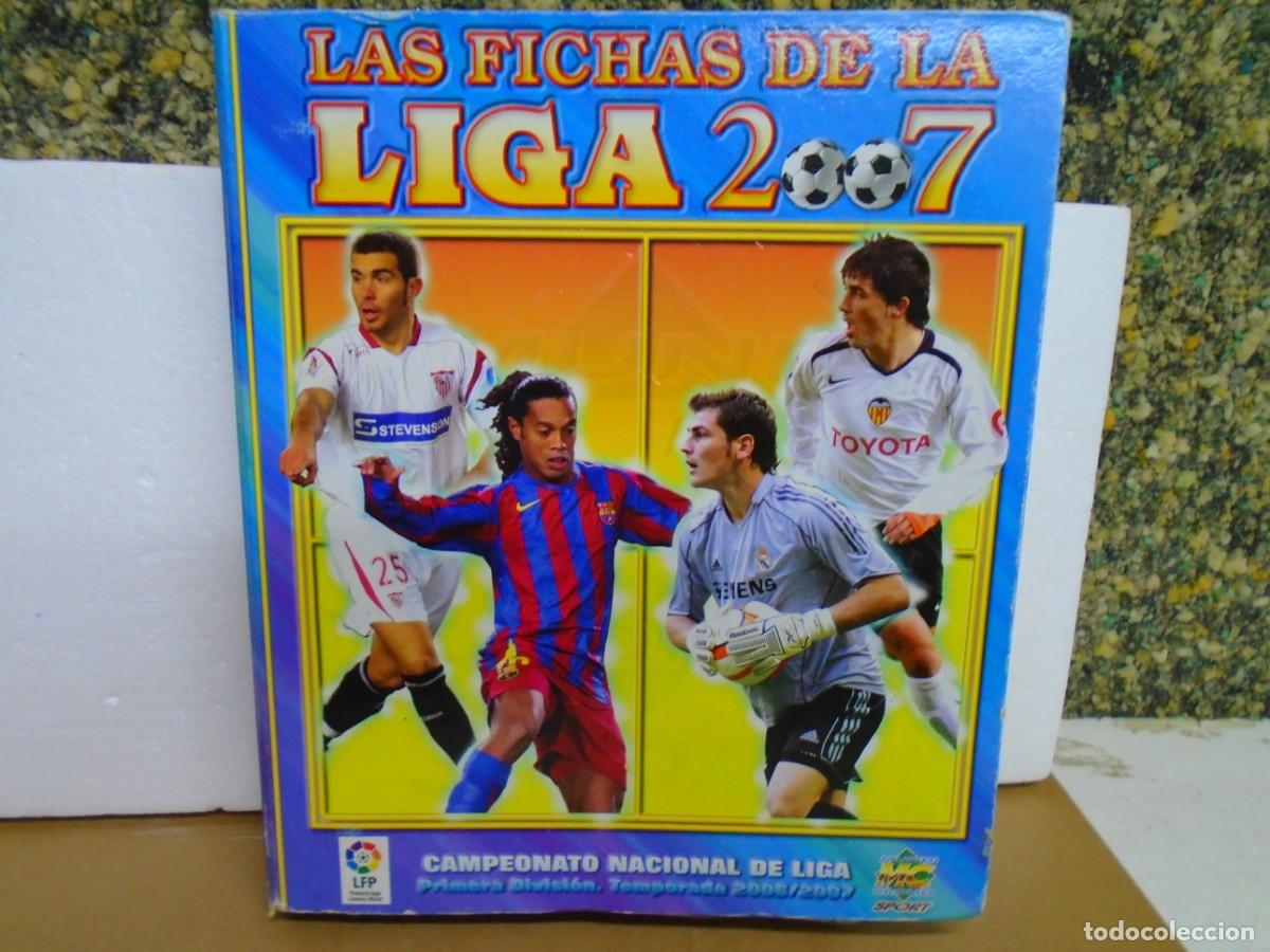 Coleccionismo deportivo: LAS FICHAS DE LA LIGA 2007.MUNDICROMO,COLECCION OFICIAL TRADING CARDS.ALBUM CON 723 CROMOS.