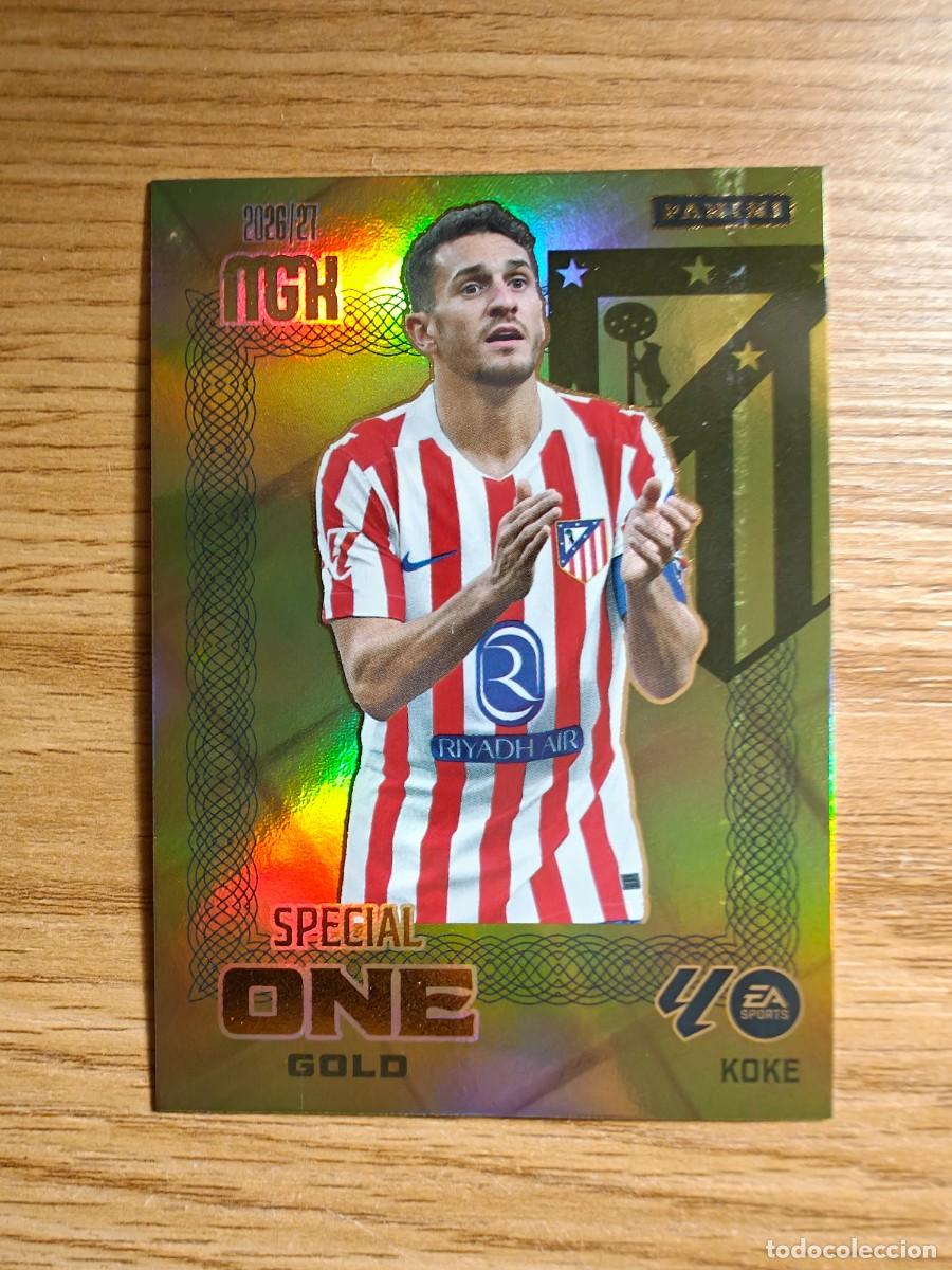 Coleccionismo deportivo: Koke Megacracks 26 27 Special One Gold Atl&eacute;tico de Madrid 2026 2027 Paralela