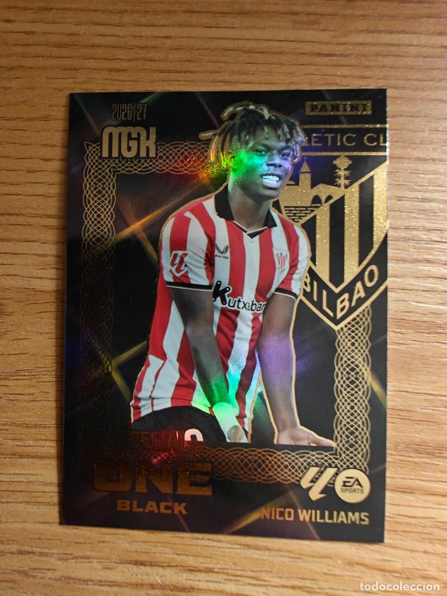 Coleccionismo deportivo: Nico Williams Megacracks 26 27 Special One Black Athletic Club 2026 2027 Paralela