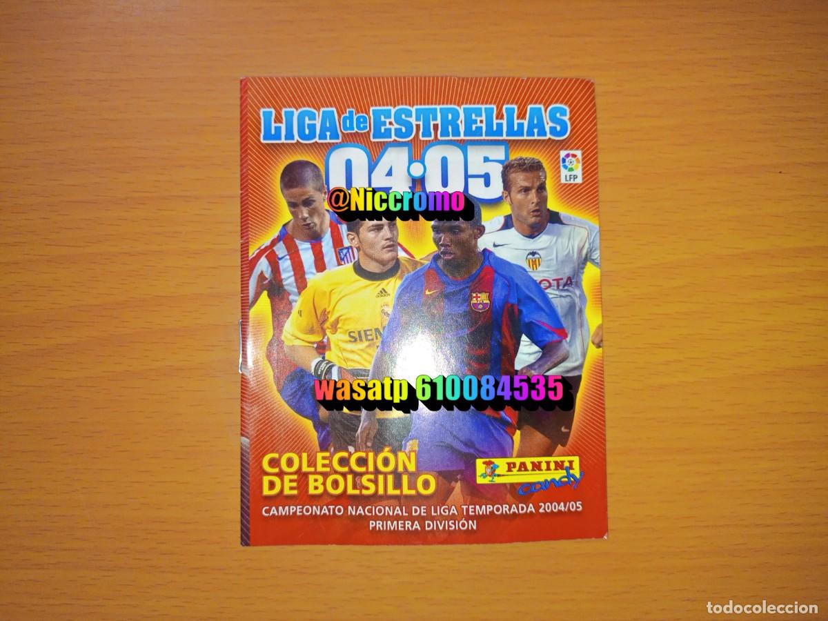 Coleccionismo deportivo: album vacio de chicles liga de estrellas 04 05 lfp 2004 2005 ed panini niccromo