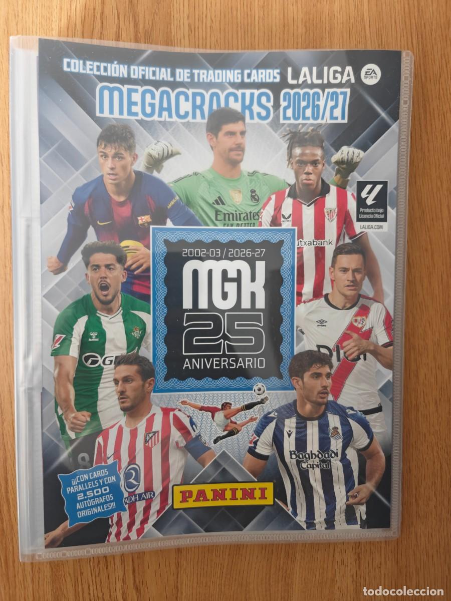 Coleccionismo deportivo: Album Megacracks 26 27 con 300 Cromos diferentes 2026 2027 Archivador