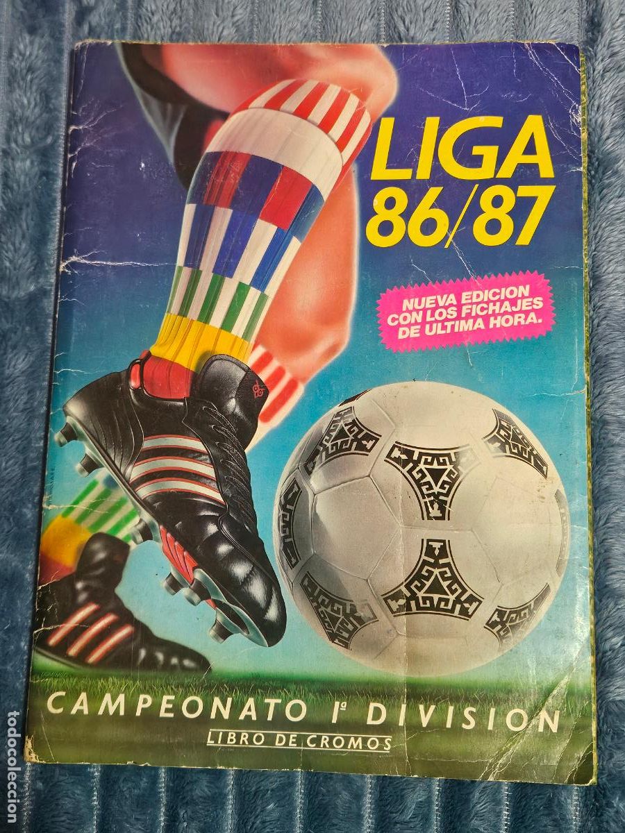 Coleccionismo deportivo: ALBUM FUTBOL LIGA 86 87 1&ordf; DIVISION EDITORIAL ESTE EDICIONES INCOMPLETO MUCHOS CROMOS