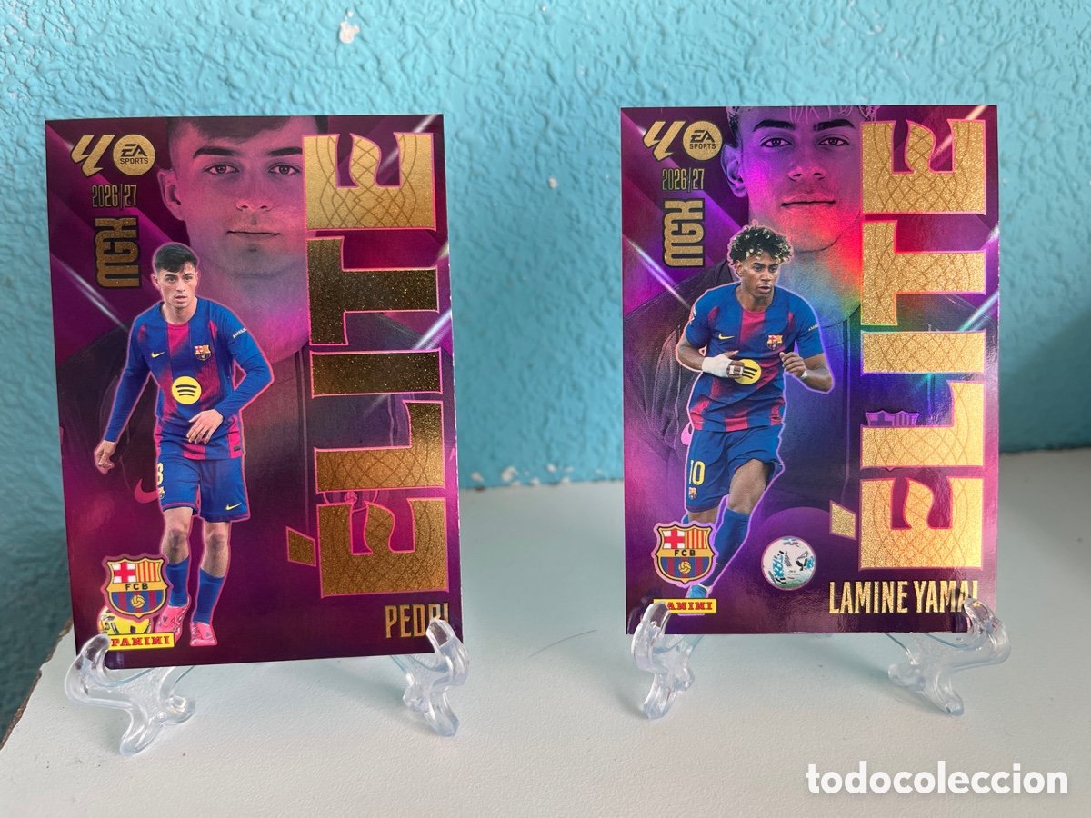 Coleccionismo deportivo: Cromos de Pedri y Lamine Yamal, de MGK