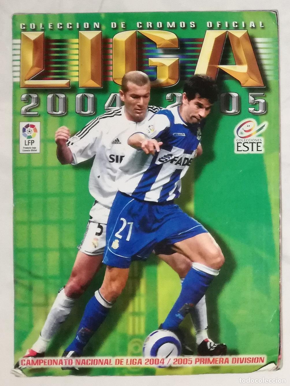 Coleccionismo deportivo: Album de futbol Liga 2004-05, ESTE - Contiene 319 cromos