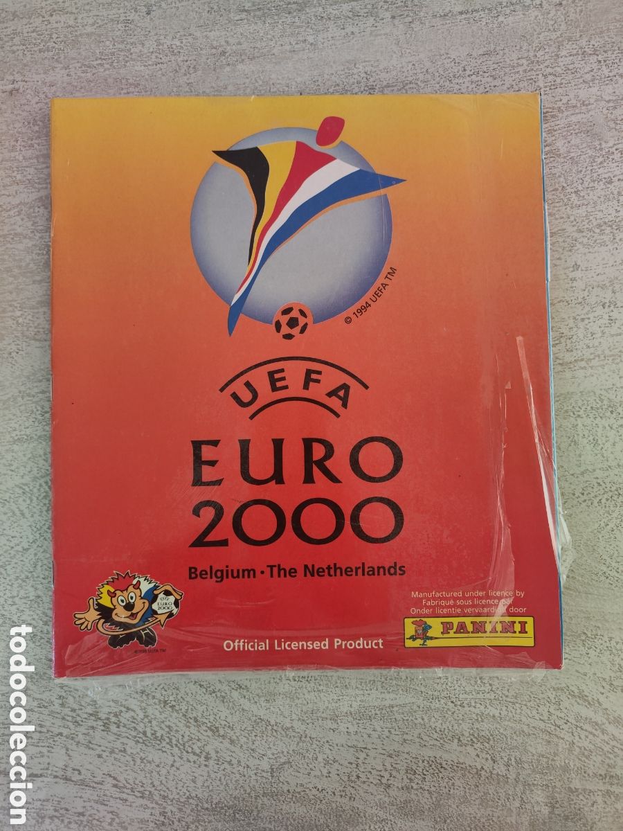 Coleccionismo deportivo: &Aacute;lbum plancha Panini euro 2000
