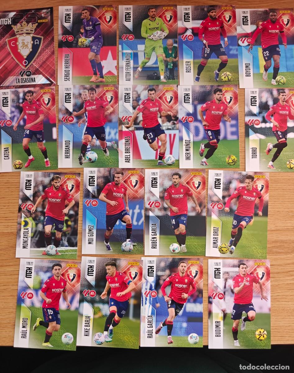 Collezionismo sportivo: Lote 18 Cromos Megacracks 26 27 CA Osasuna 2026 2027