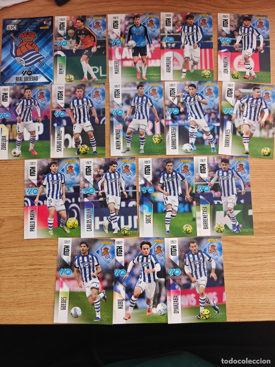 Collectionnisme sportif: Lote 17 Cromos Megacracks 26 27 Real Sociedad 2026 2027