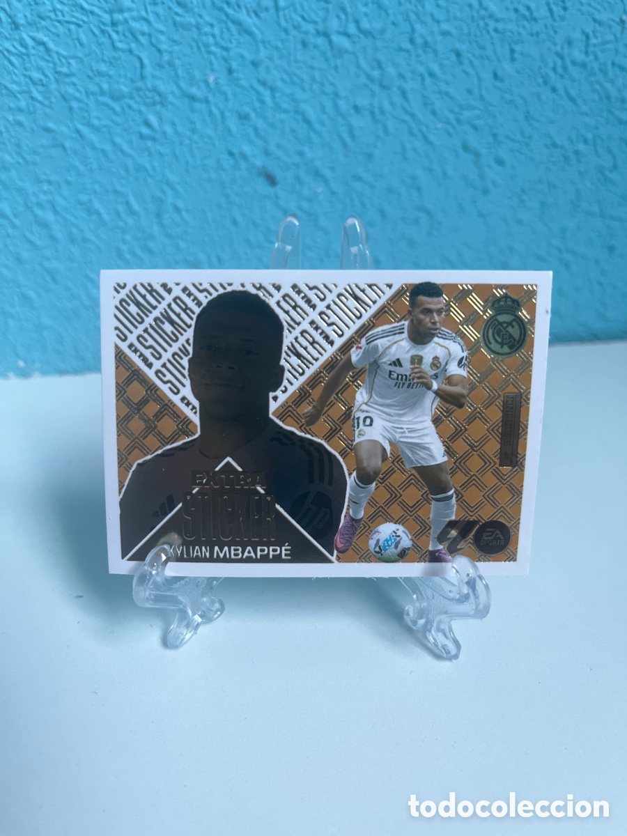 Coleccionismo deportivo: Extra sticker de Kylian Mbapp&eacute;, bronce