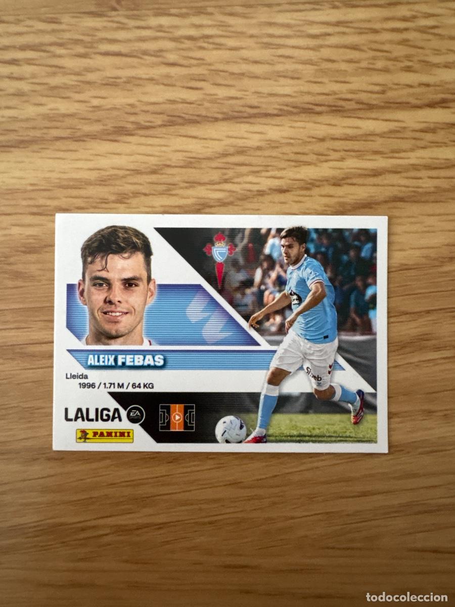 Coleccionismo deportivo: Cromo n&deg;10 &Uacute;ltimos fichajes ALEIX FEBAS Celta de Vigo La Liga 26/27