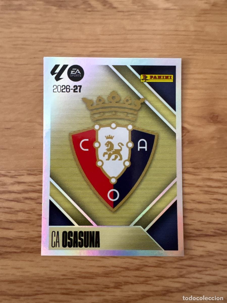 Coleccionismo deportivo: Cromo n&deg;1 Escudo CA OSASUNA La Liga 26/27