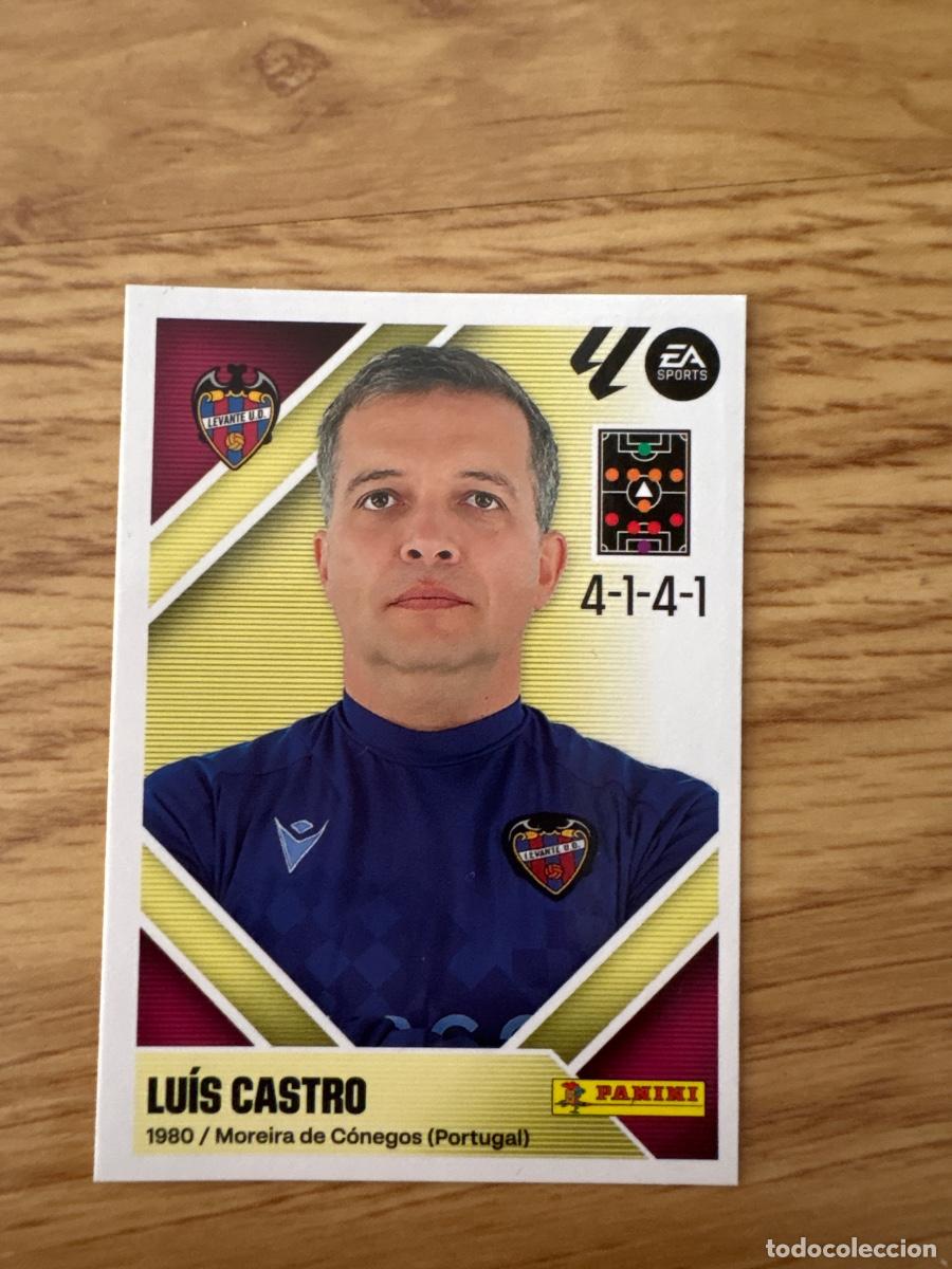 Coleccionismo deportivo: Cromo n&deg;2 LU&Iacute;S CASTRO Entrenador LEVANTE La Liga 26/27