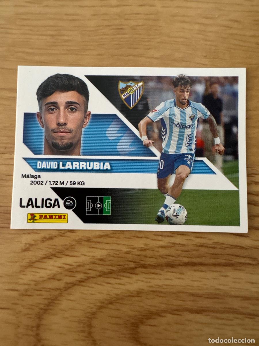 Coleccionismo deportivo: Cromo n&deg;16 DAVID LARRUBIA M&aacute;laga La Liga 26/27
