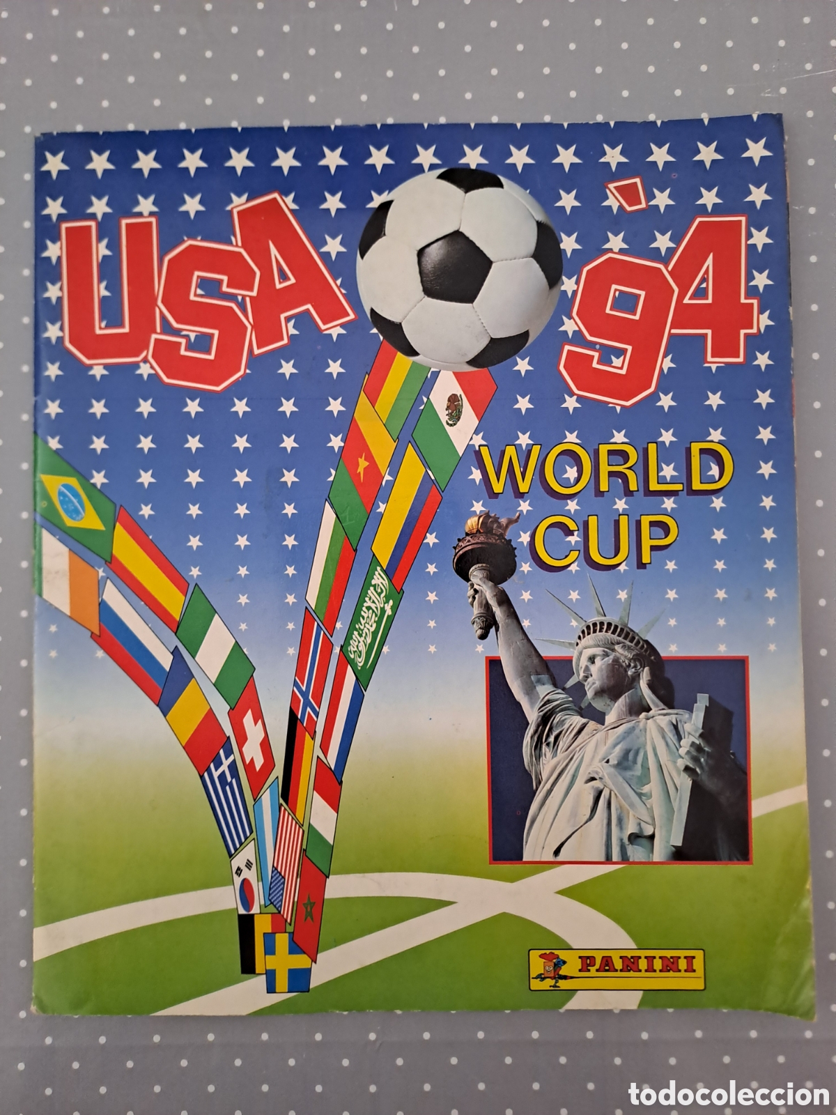 Coleccionismo deportivo: Panini World Cup USA 94 &Aacute;lbum original Panini del Mundial de Estados Unidos 1994.