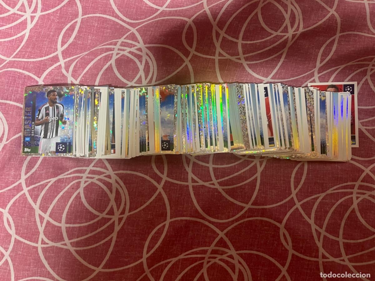 Coleccionismo deportivo: Lote 326 cromos stickers champions league 2025-2026 topps (hay repetidos)