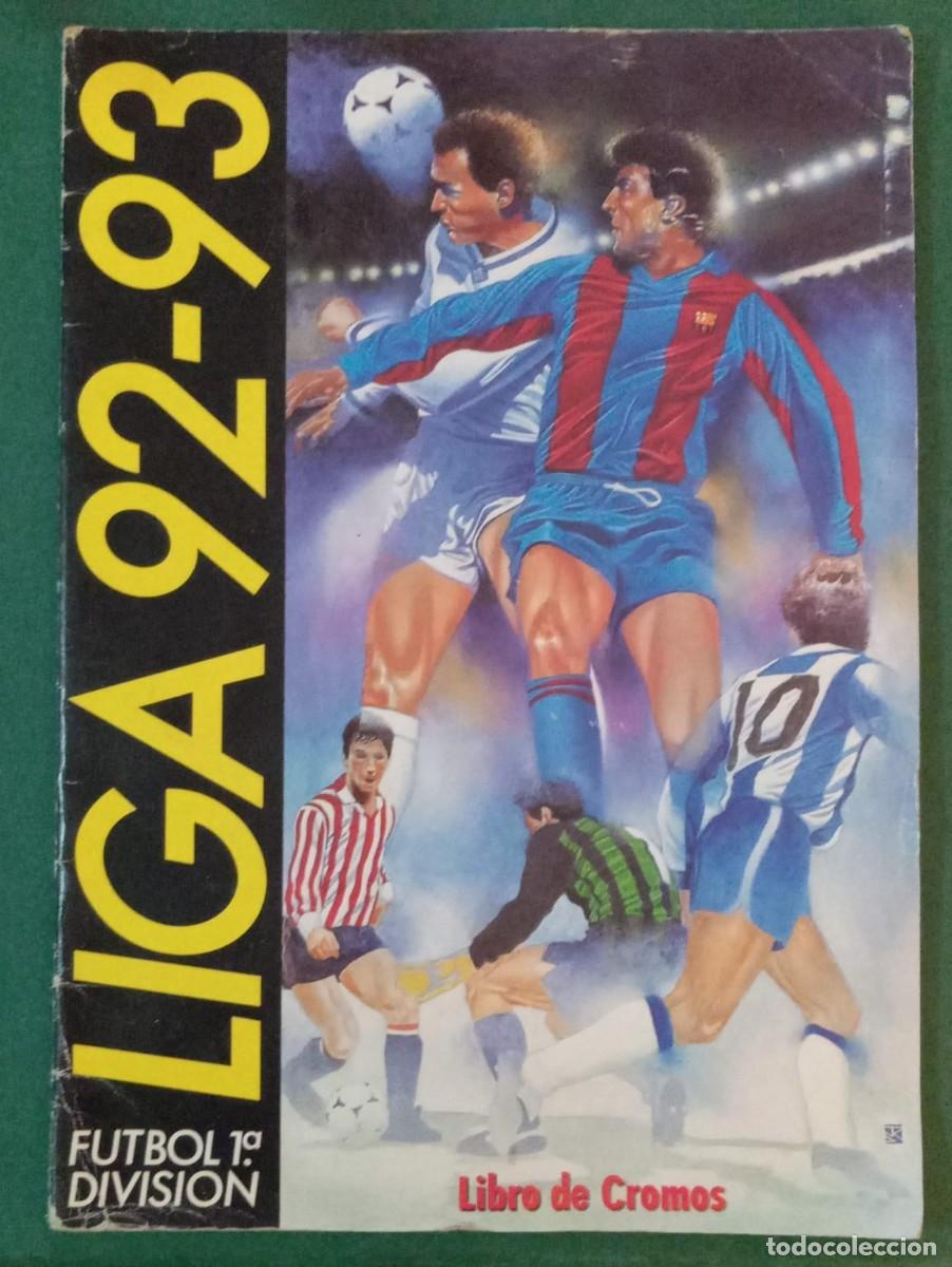 Coleccionismo deportivo: Album Liga Este 92-93 vac&iacute;o PLANCHA, nunca usado ni pegado