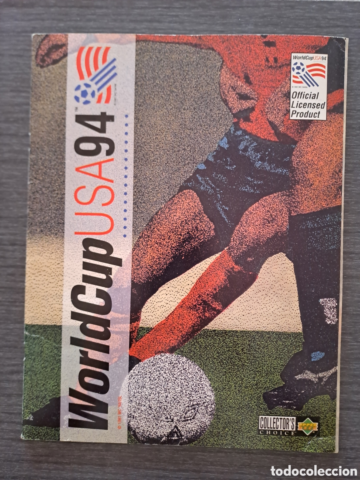 Coleccionismo deportivo: &Aacute;LBUM UPPER DECK WORLD CUP USA 94 &Aacute;lbum original de cromos del Mundial USA 1994 de Upper Deck
