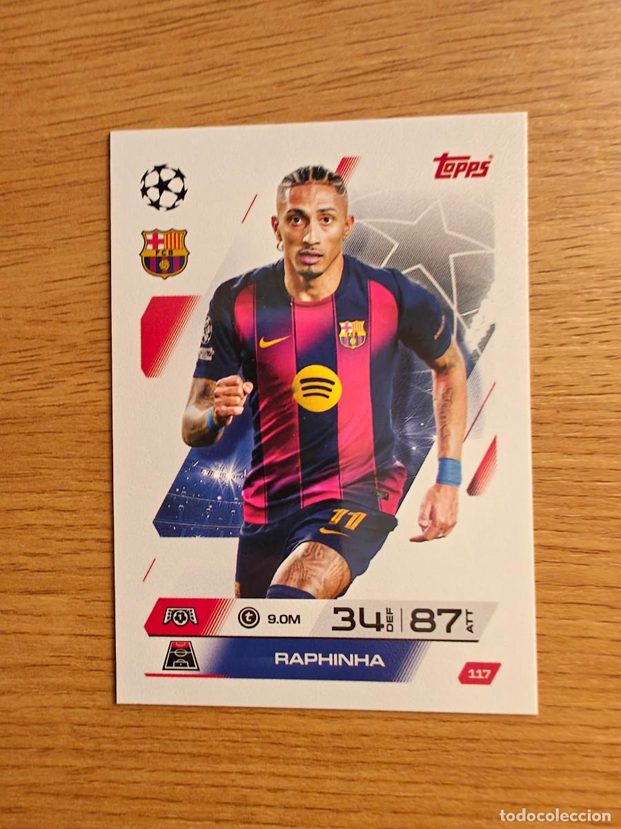 Coleccionismo deportivo: Raphinha 117 Match Attax 25 26 FC Barcelona 2025 2026