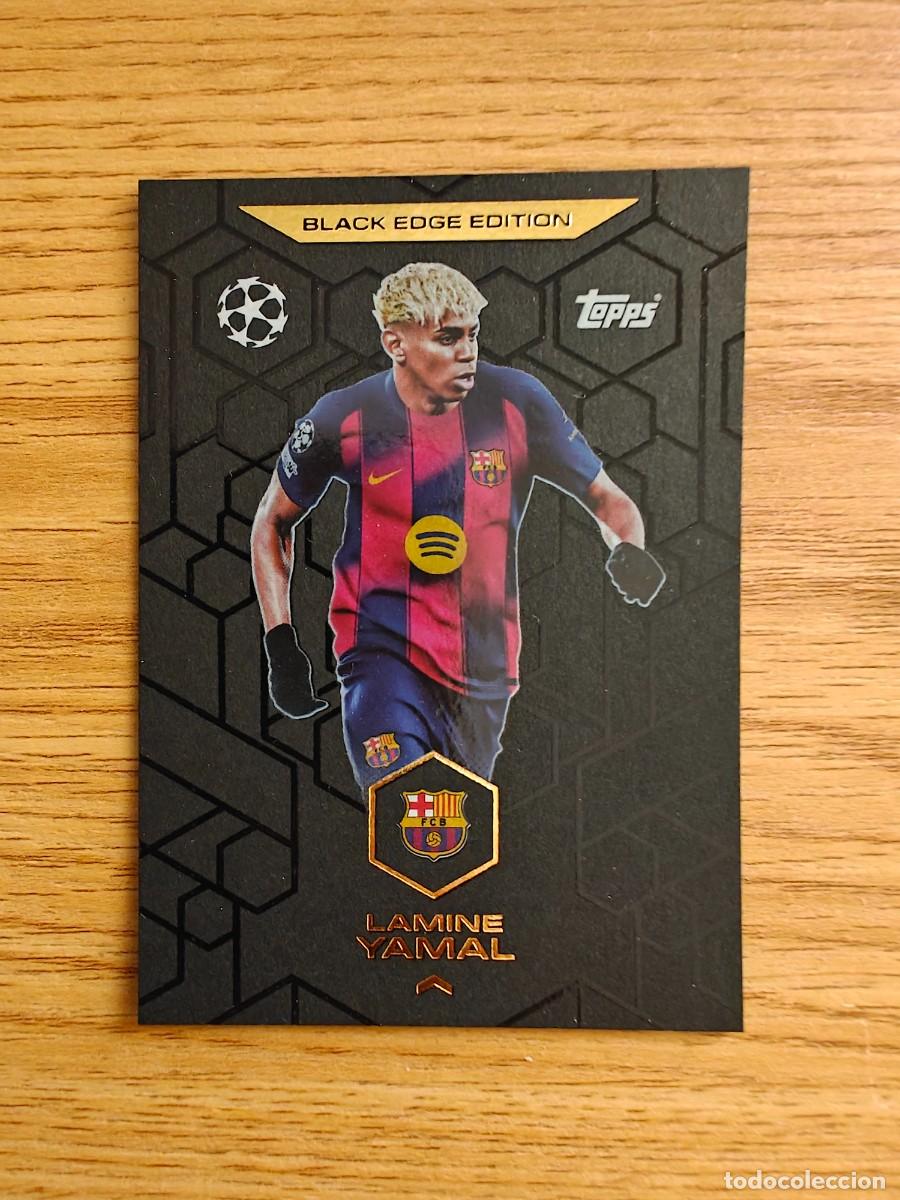 Coleccionismo deportivo: Lamine Yamal 3 Match Attax 25 26 Black Edge Edition FC Barcelona 2025 2026