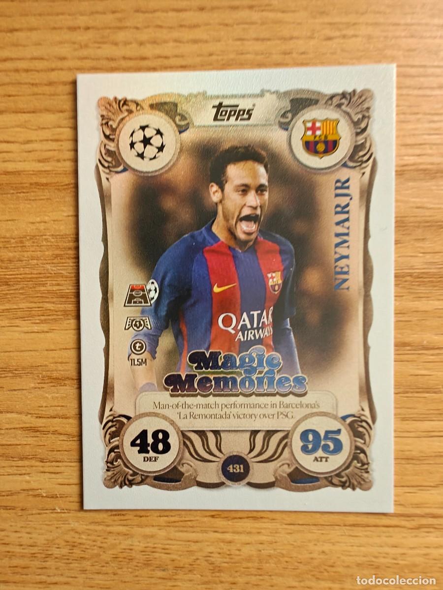 Coleccionismo deportivo: Neymar Jr 432 Match Attax 25 26 Magic Memories FC Barcelona 2025 2026